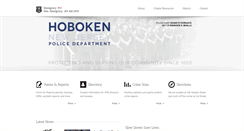 Desktop Screenshot of hobokenpd.com